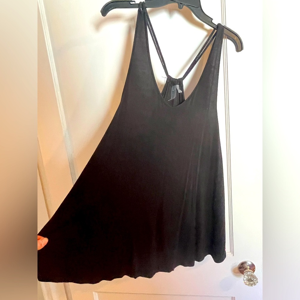 Women’s black tank top by Pink Lotus, size L